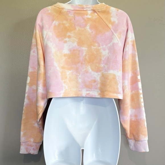 Sarah’s Day X White Fox Active Limited Edition Cropped Crewneck Women’s Medium - Picture 2 of 10